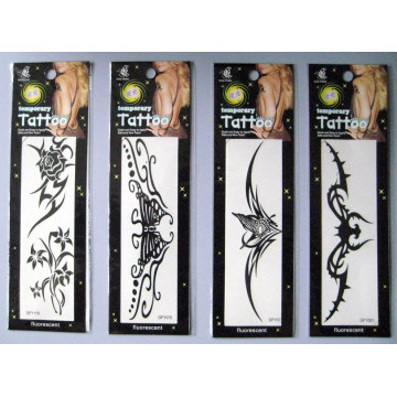 Bj-Tos-011 Fluorescent Tattoo Sticker